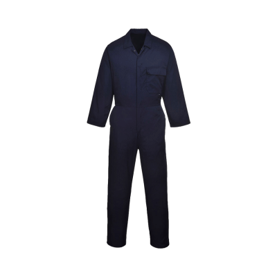 Navy Blue Simple Coverall