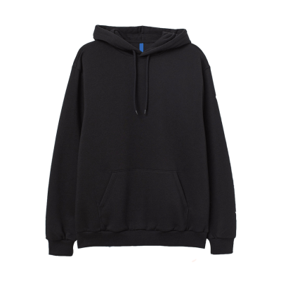 Plain Black Hoodie