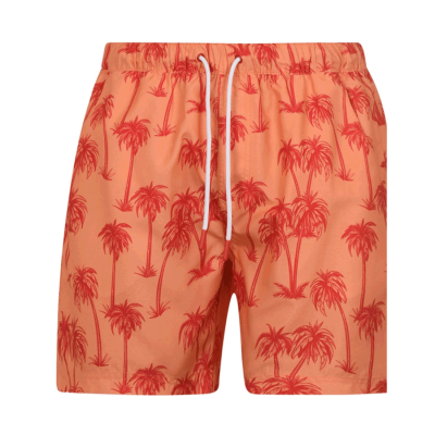 Pink Printed Beach Short