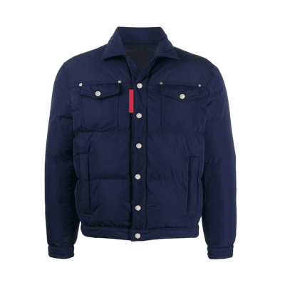Wide Seamed Jacket With Collar