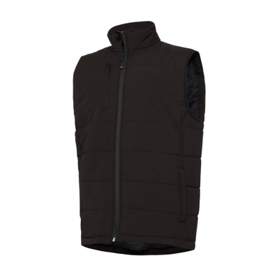 Puffed Vest with Front Zipper